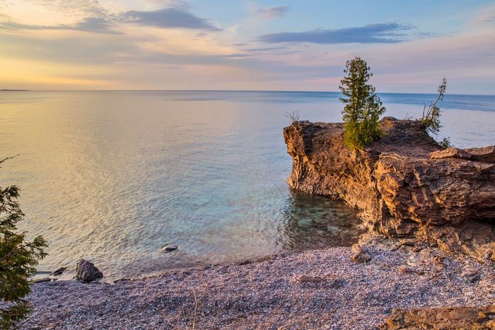 Lake Superior Coast At Presque Isle Park Marquette Michigan