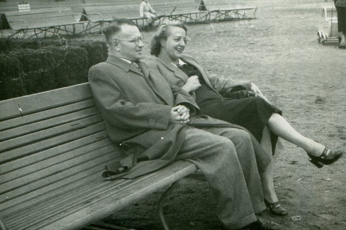 Vintage photo of couple