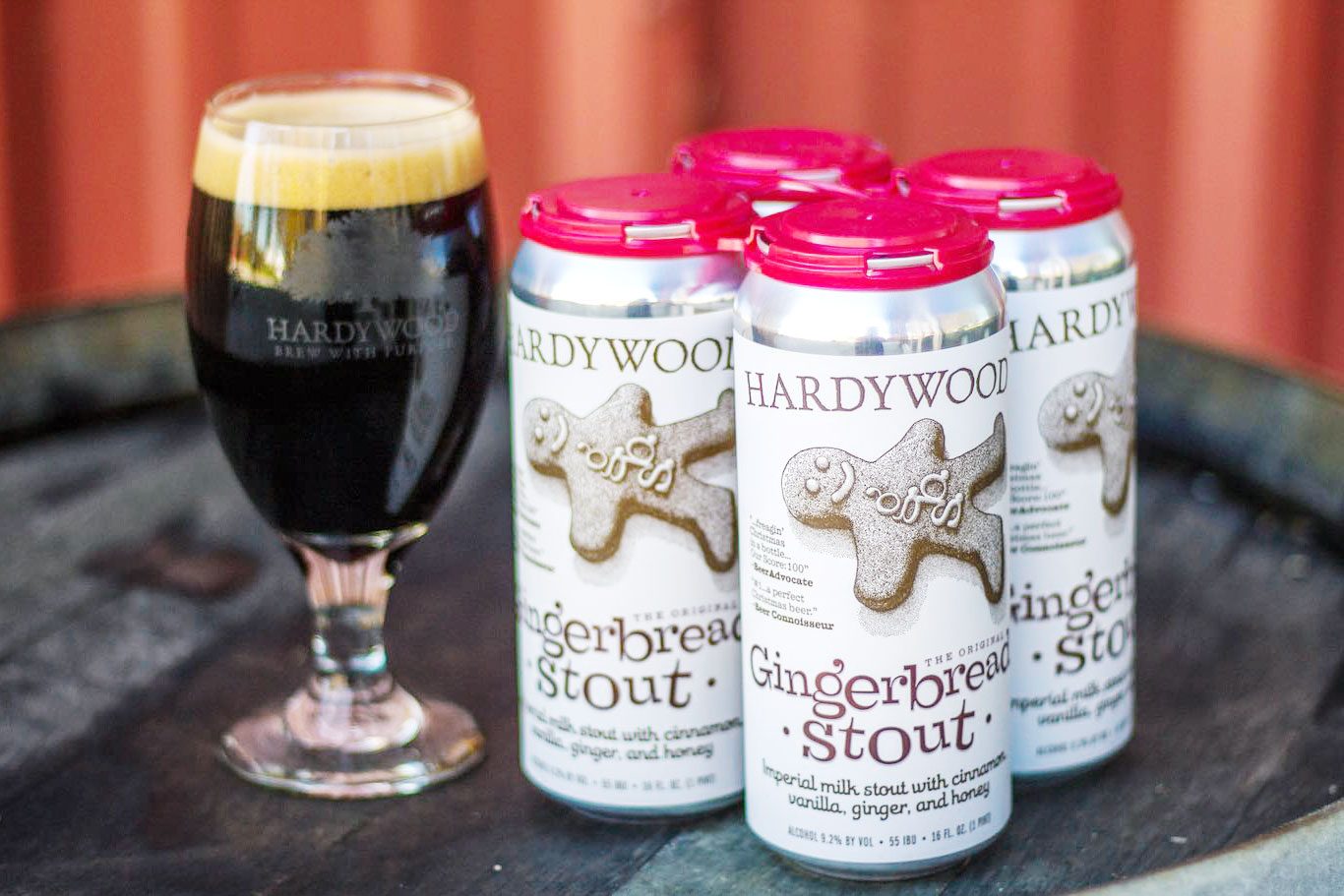 Rd Beer Virginia Hardywood Park Craft Brewery, Gingerbread Stout Via Hardywoodbeer Facebook.com