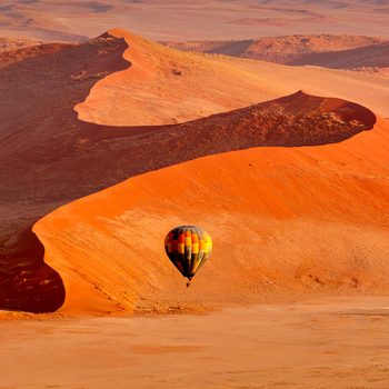 In Flight by Hot Air Balloon Sossusvlei