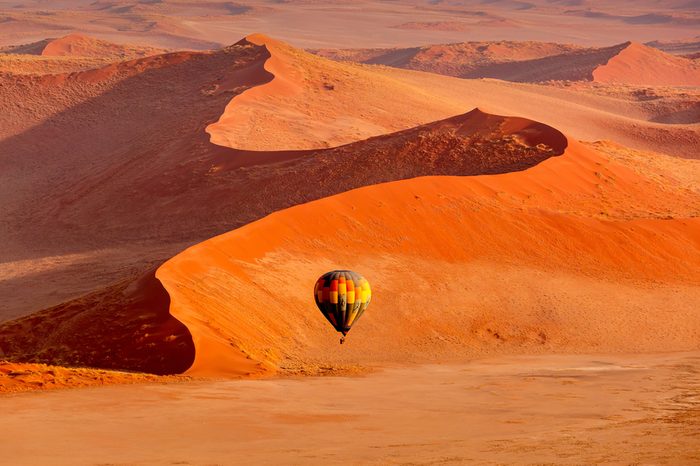 In Flight by Hot Air Balloon Sossusvlei