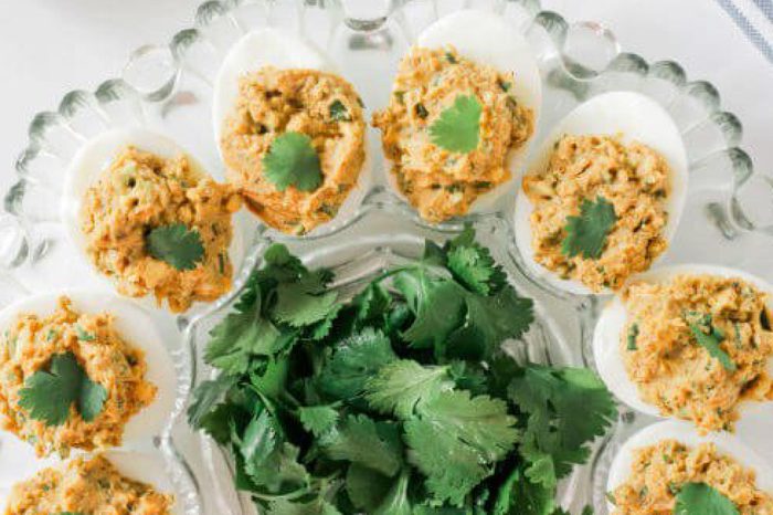 deviled eggs