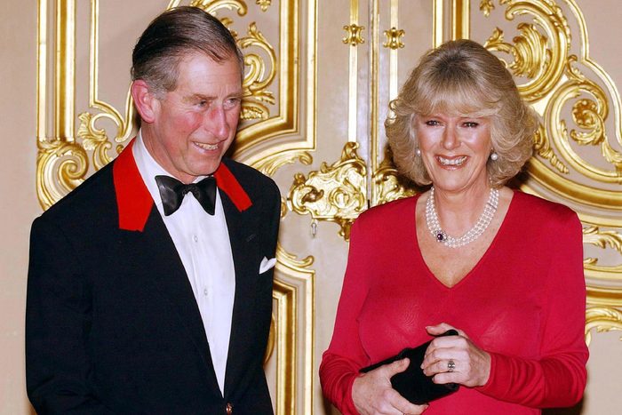 PRINCE CHARLES AND CAMILLA PARKER BOWLES AT WEDDING ANNOUNCEMENT PHOTOCALL WINDSOR CASTLE BERKSHIRE, BRITAIN - 10 FEB 2005