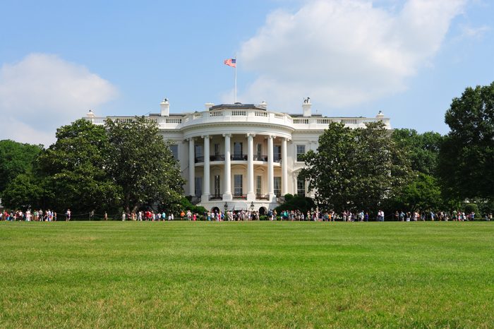 Summer view of the White House, Washington, DC.