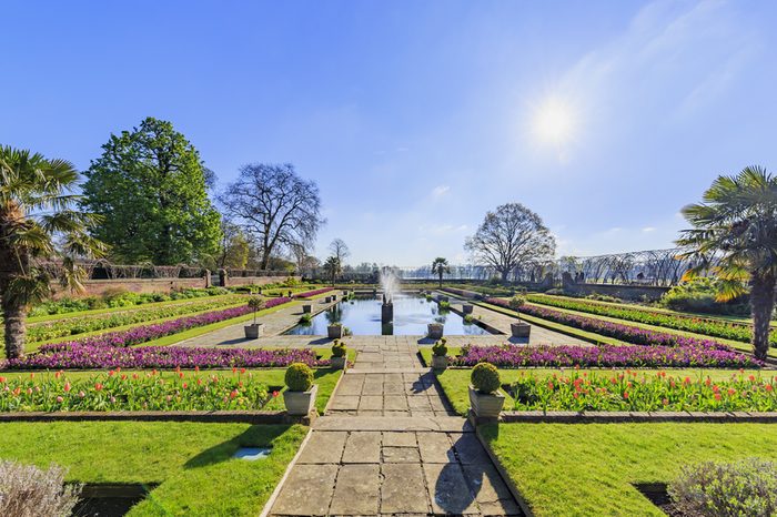 Beautiful landscape around Hyde Park, London, United Kingdom