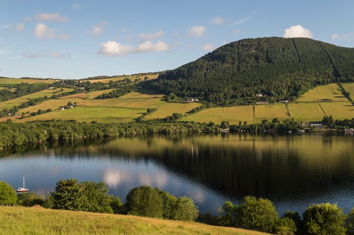 Hills and the Loch Ness, Scotland