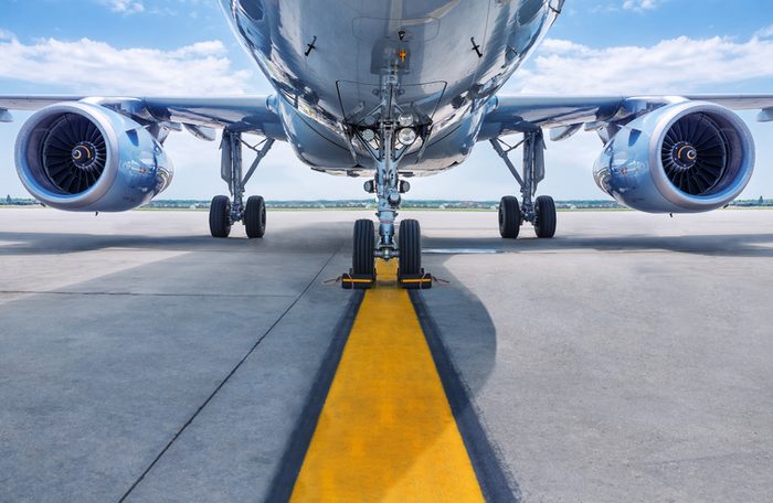 turbines of an aircraft