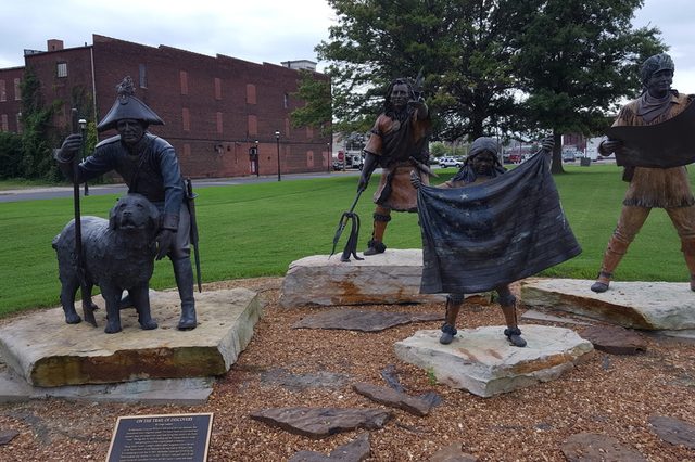 Discovery Sculpture located at the National Quilt Museum in Paaducah, Kentucky