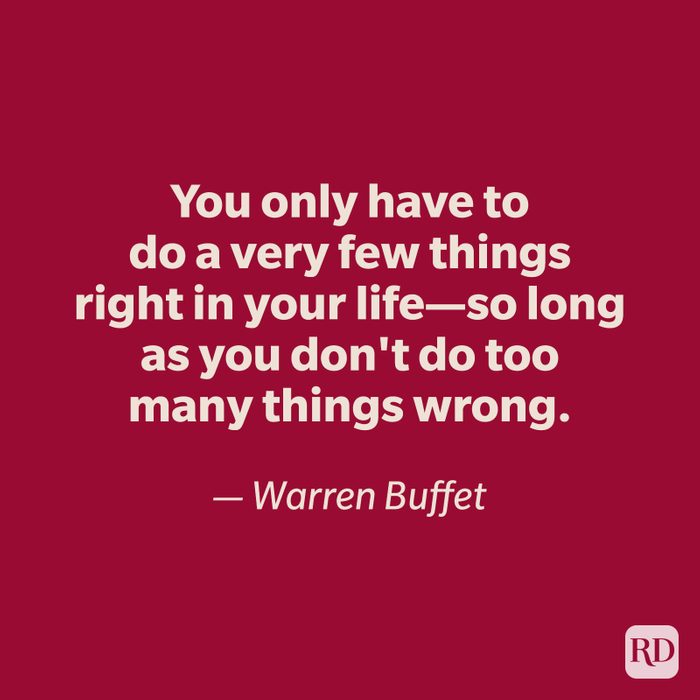 Warren Buffet quote