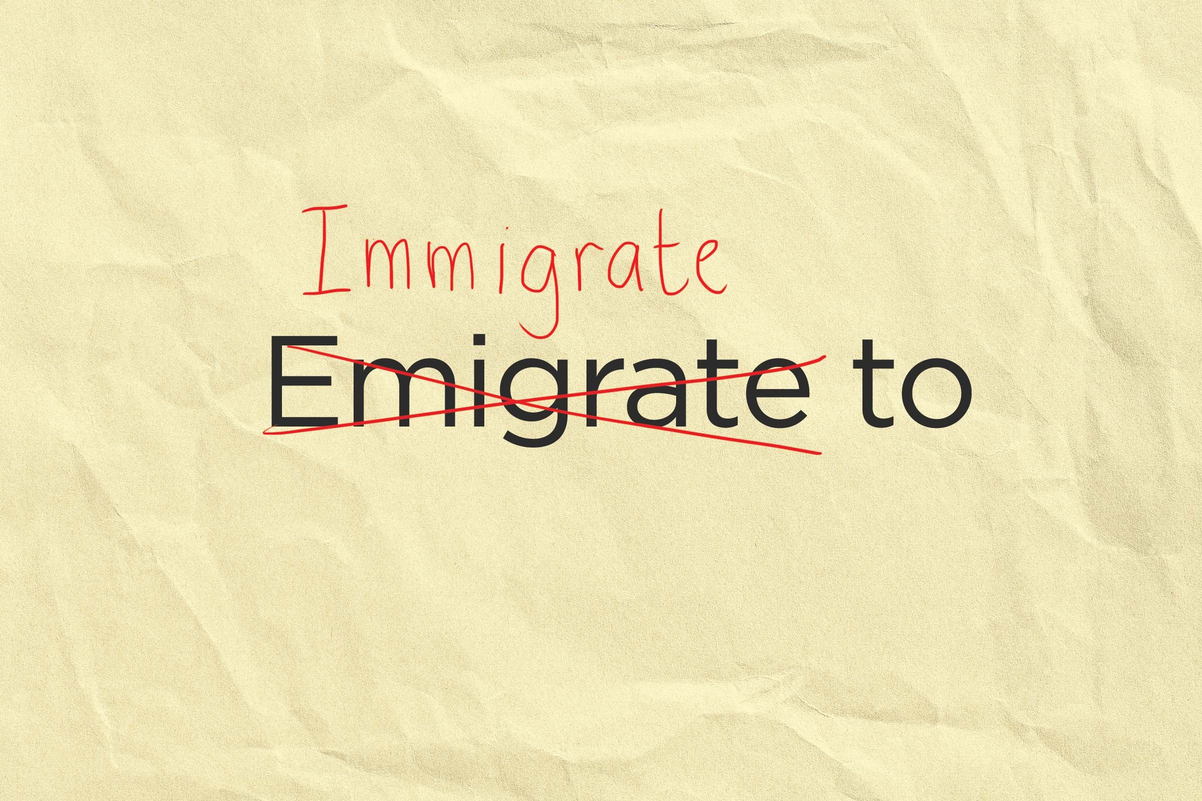 immigrate