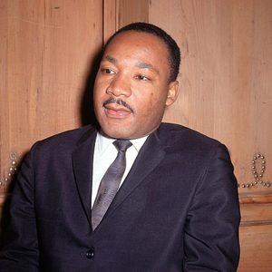 KING Dr. Martin Luther King Jr. is seen at a press conference in 1966