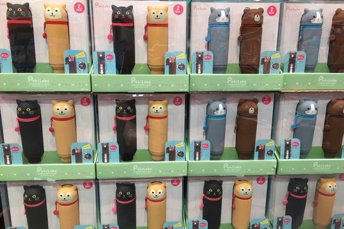 cat shaped pen cases