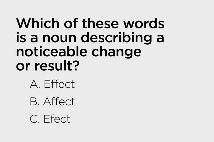 describing noticeable change or result