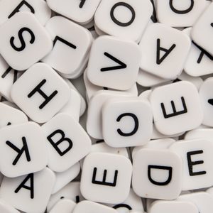 Jumble of letters