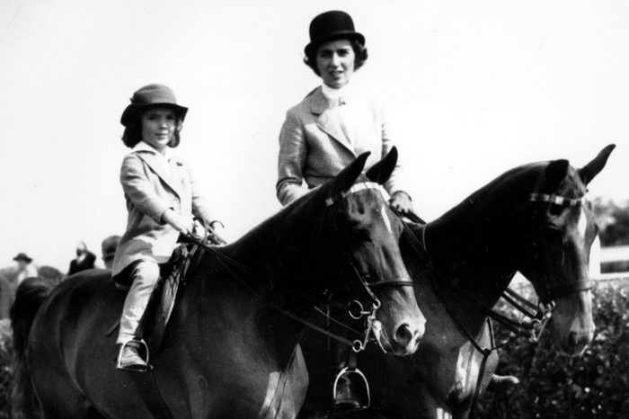 Jacqueline Bouvier and her mother Janet Lee Bouvier