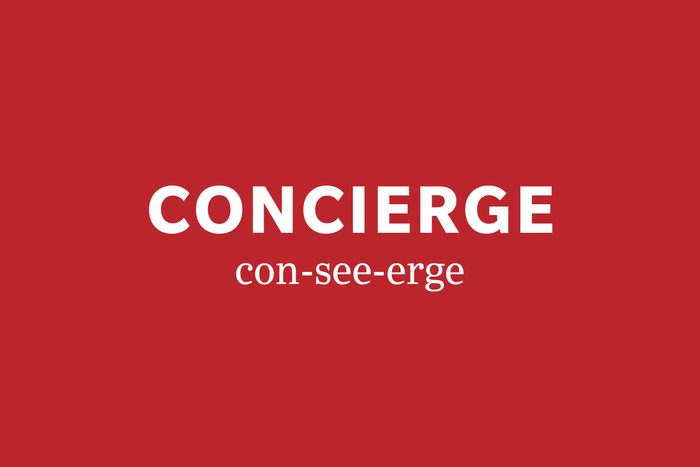 concierge pronunciation
