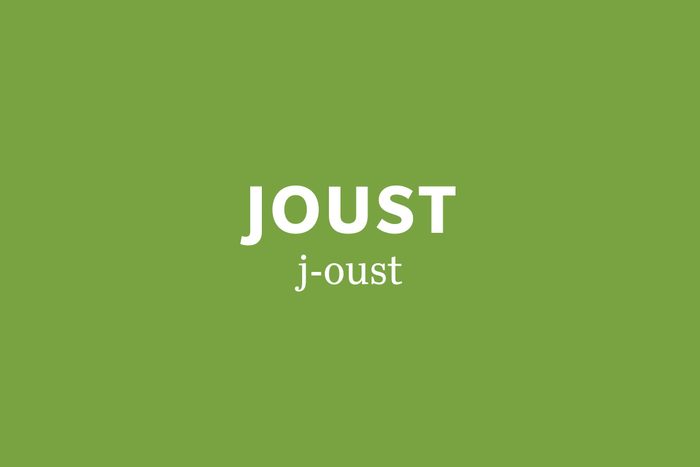 joust pronunciation