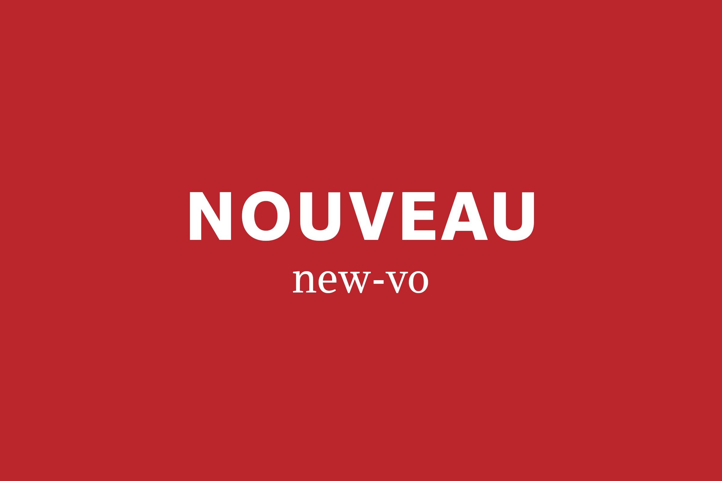 nouveau pronunciation