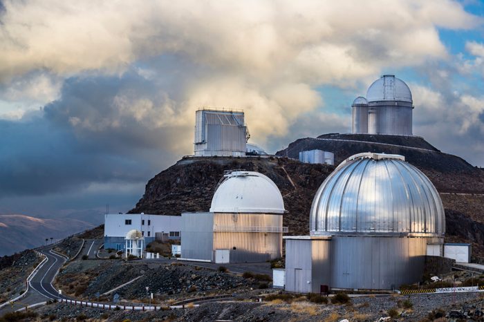 The astronomical observatory of La Silla, North Chile. One of the first observatories to see planets in other stars. Located at Atacama Desert.