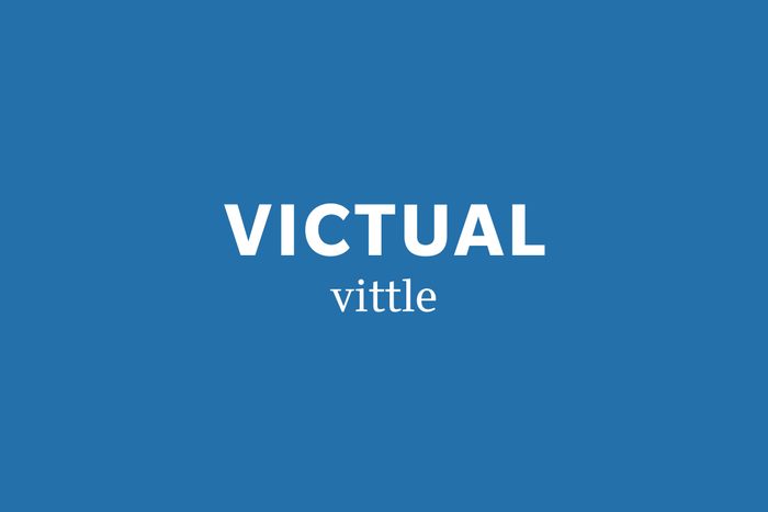 victual pronunciation