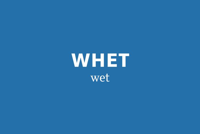 whet pronunciation