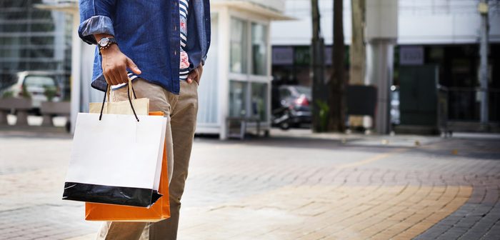 Man Shopping Spending Customer Consumerism Concept