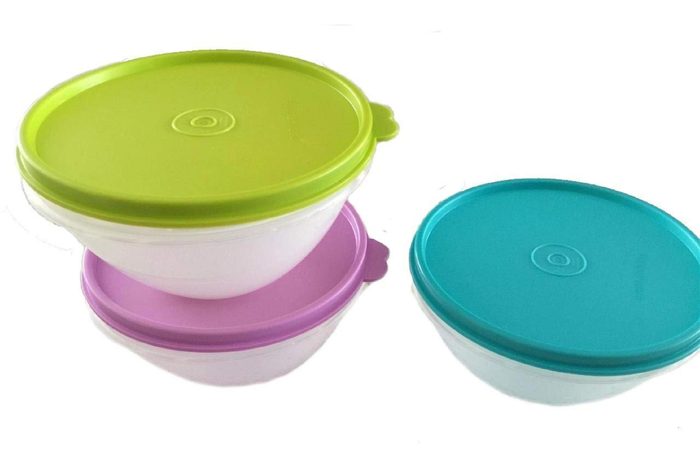 Tupperware Lidded Bowls