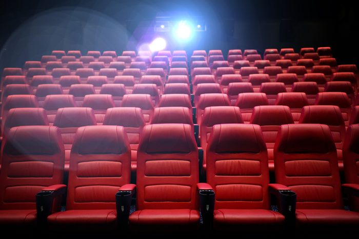 movie theater empty auditorium with seats