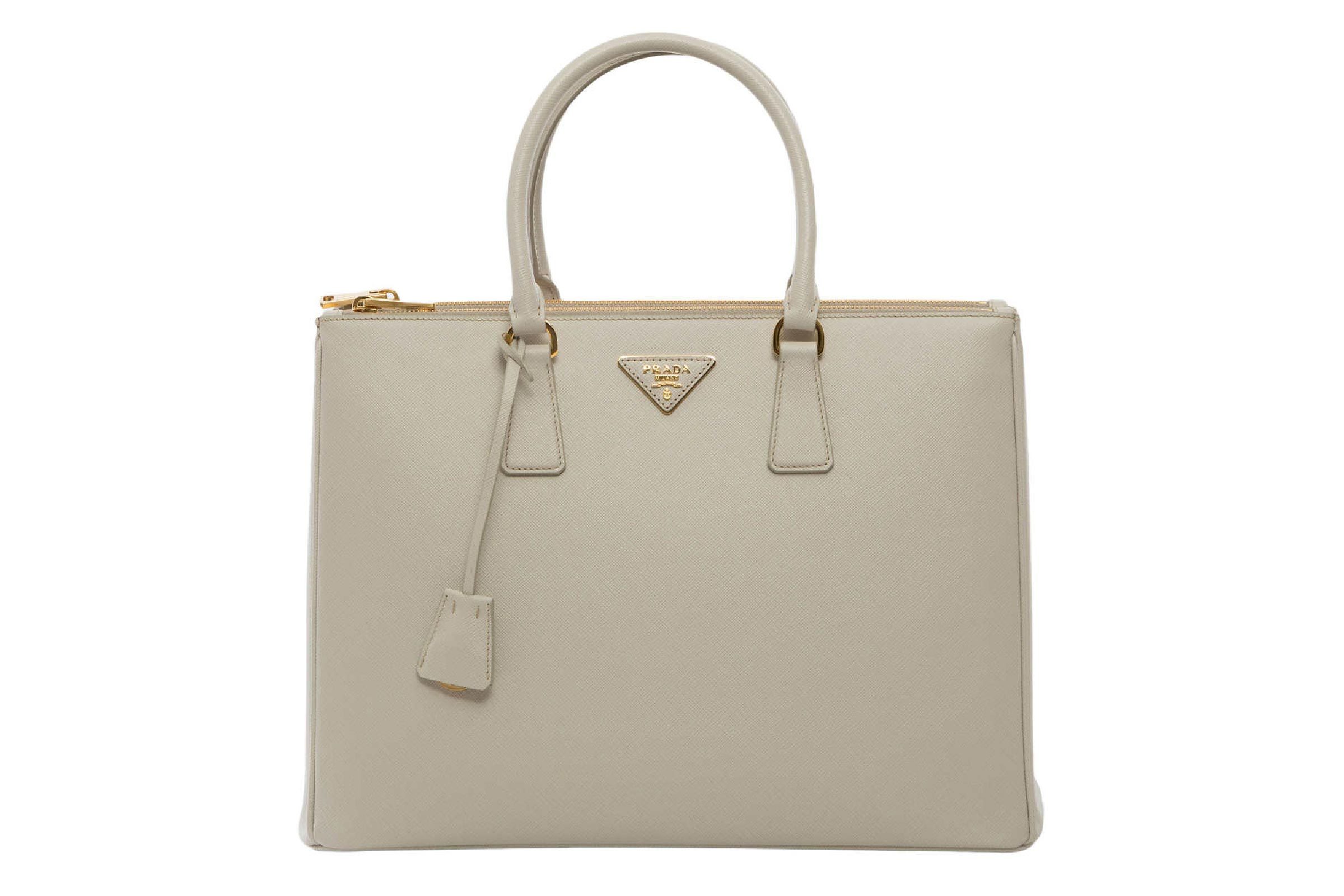 Prada Double Zip Tote, Talco