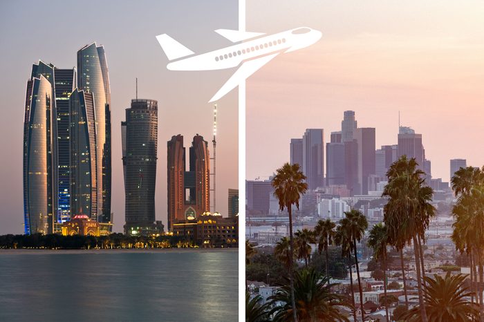 longest nonstop flights abu dhabi to los angeles