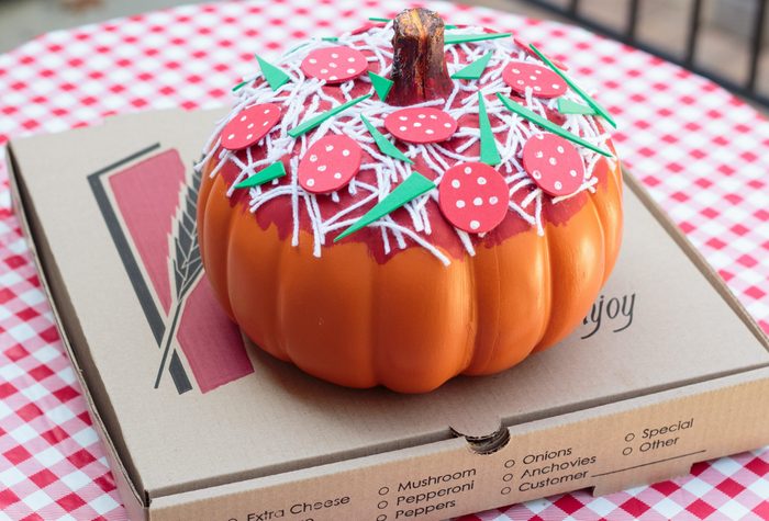 Pizza pumpkin
