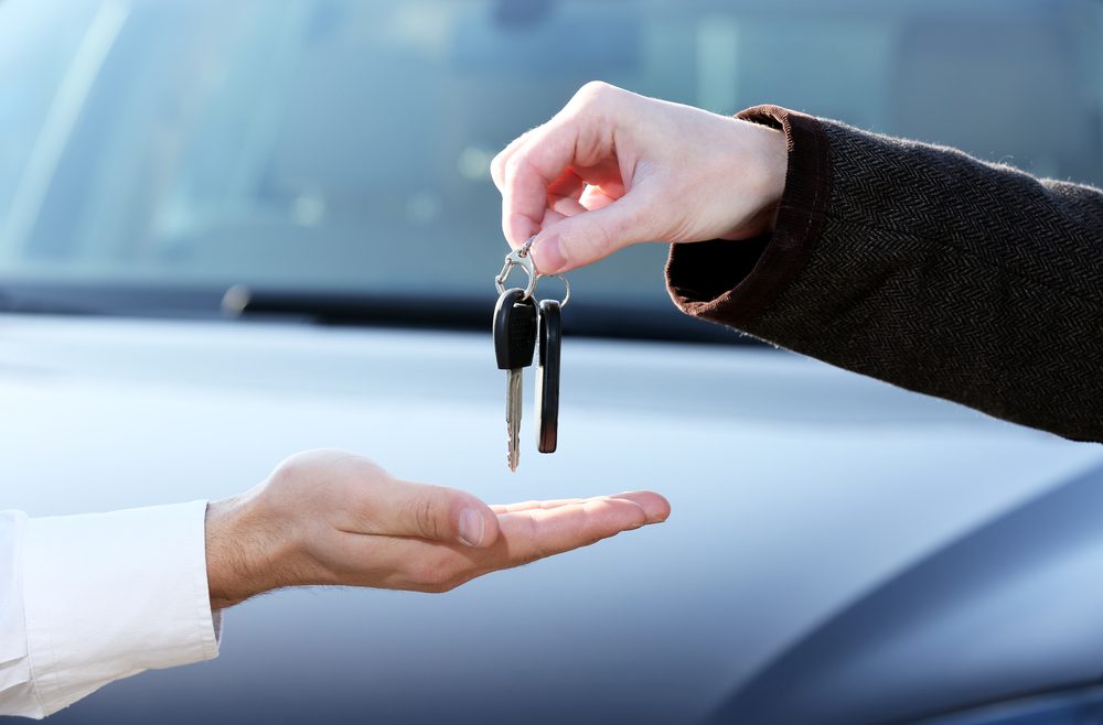 Man buying car