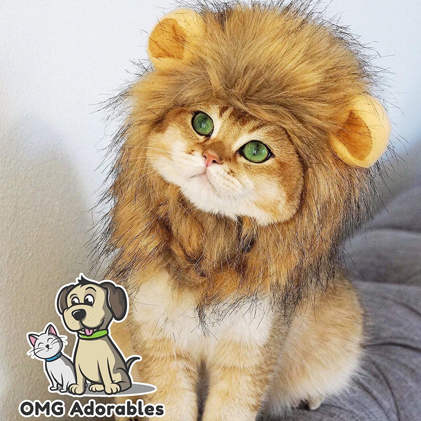 OMG Adorables Lion Mane Costume for Cat