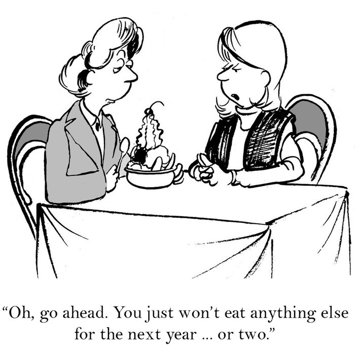 dessert banana split cartoon