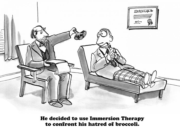 broccoli therapy cartoon