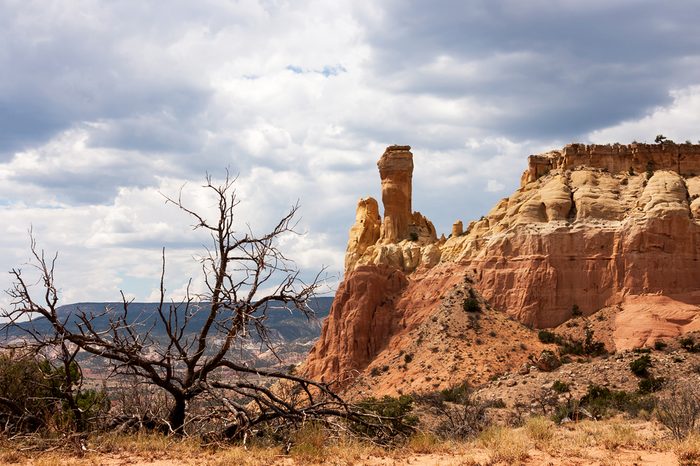 Impressive and scenic landscape in New Mexico