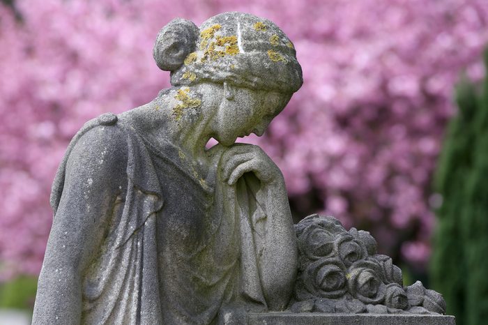 Statue on a cemetary