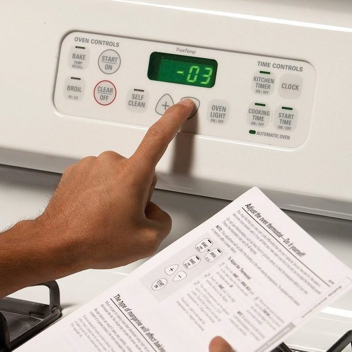 tweaking oven temperature