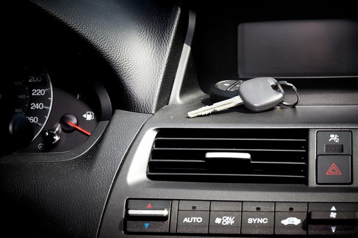 Car keys. Auto dealership concept.