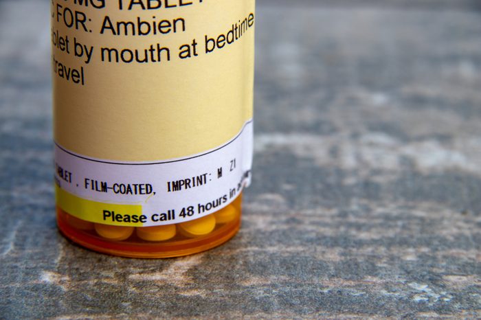 ambien pill bottle
