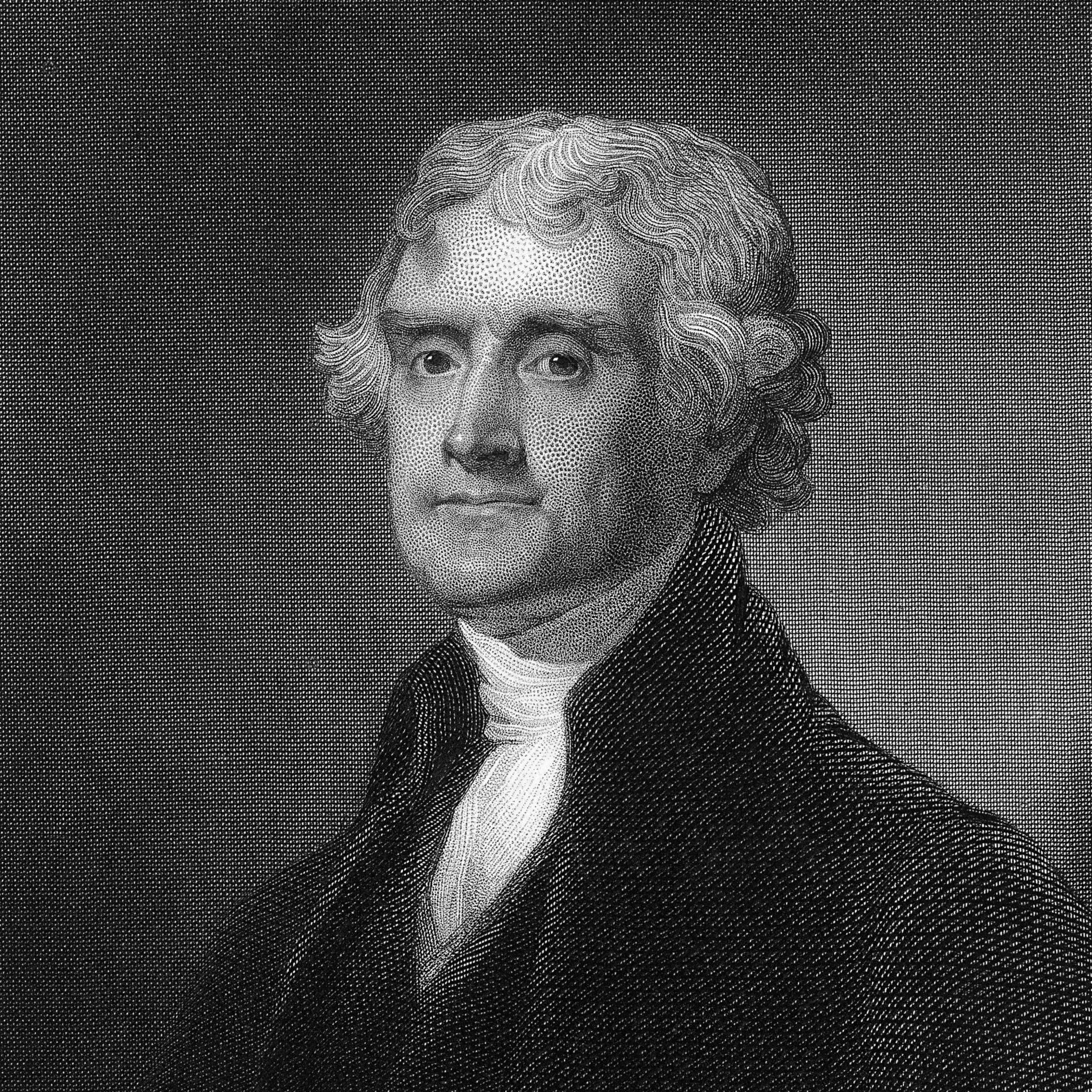 VARIOUS Engraving of Thomas Jefferson