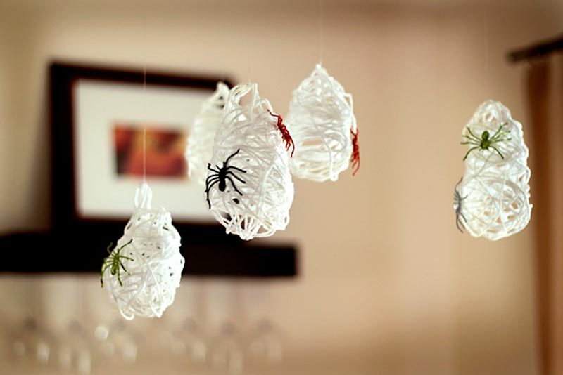 spider sacks halloween craft