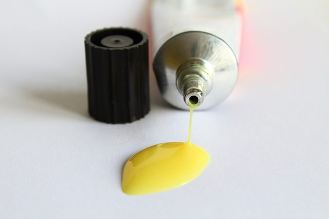 Highly resistant waterproof glue. Universal glue on a white background. Close-up.