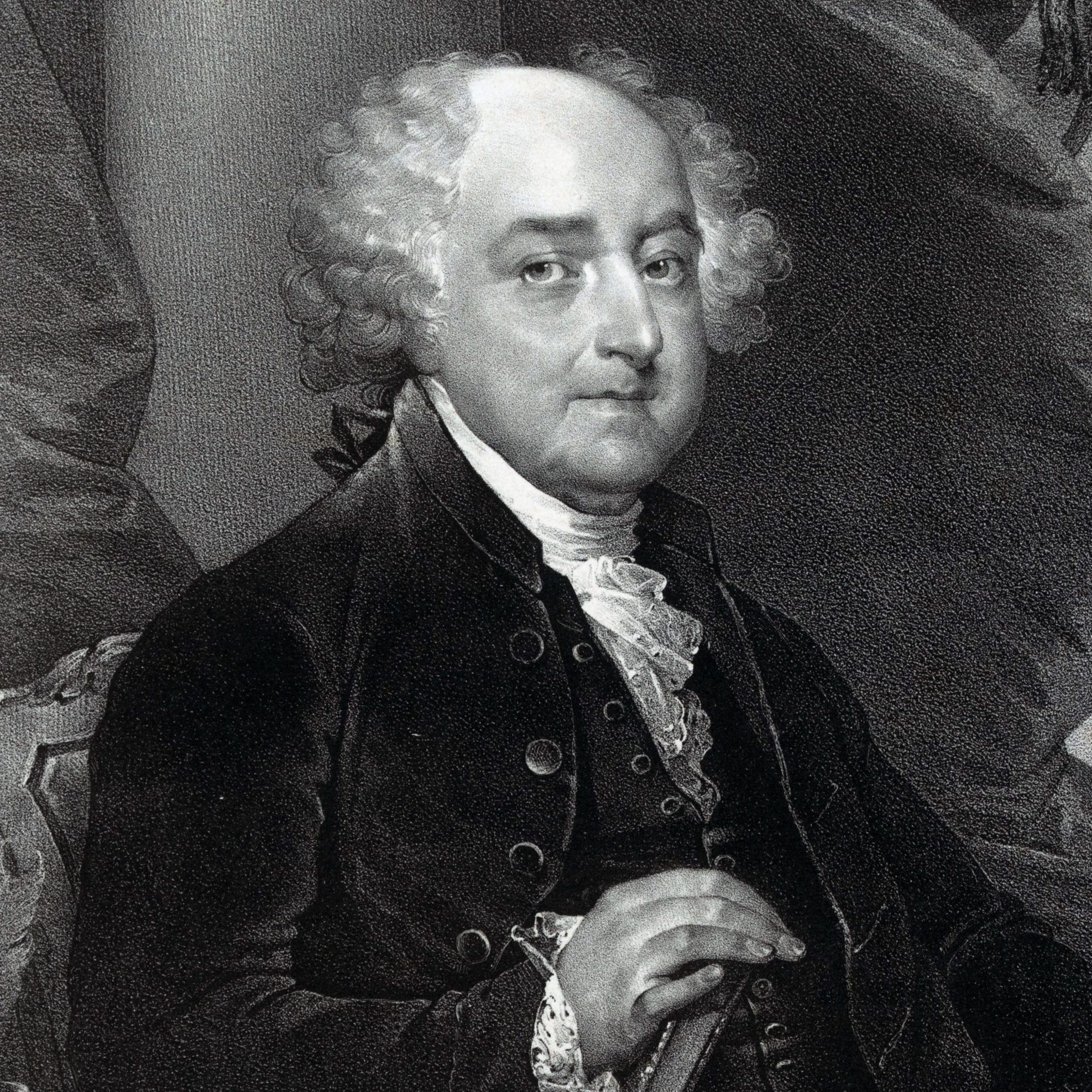 VARIOUS John Adams, President of the United States of America. Adams was the second president of the United States having already served as the country's first vice president. He was also one of America's Founding Fathers.