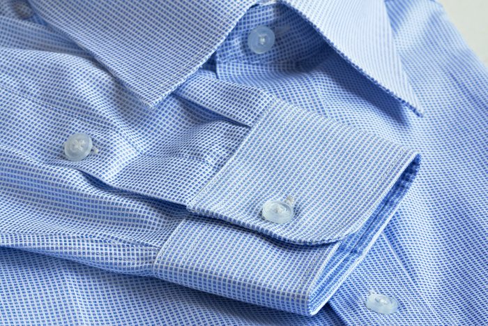 Shirt details in macro shot