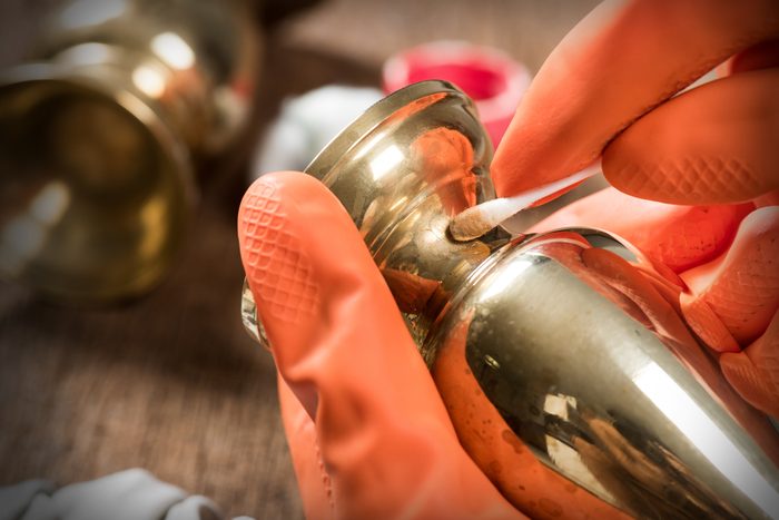 White vinegar uses polish brass polish copper