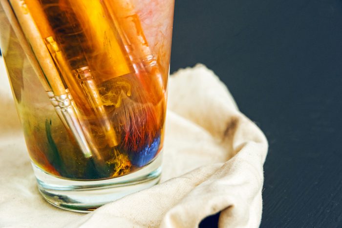 vinegar uses revive paint brushes