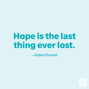 Italian proverb of 