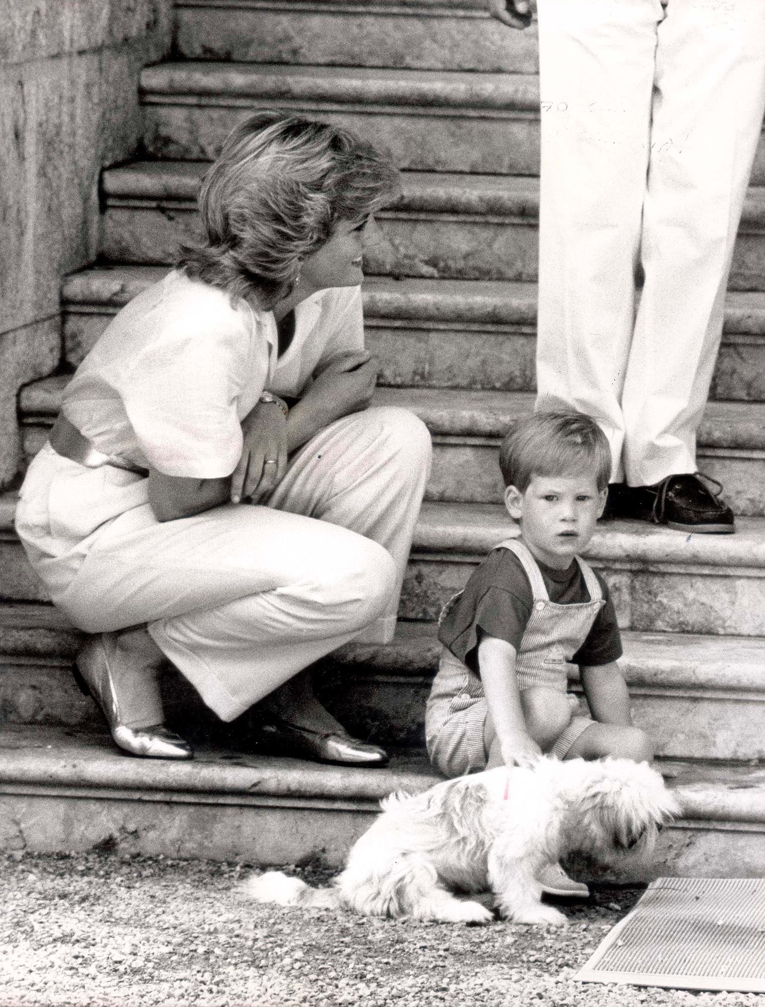 Princess Diana and Prince Harry