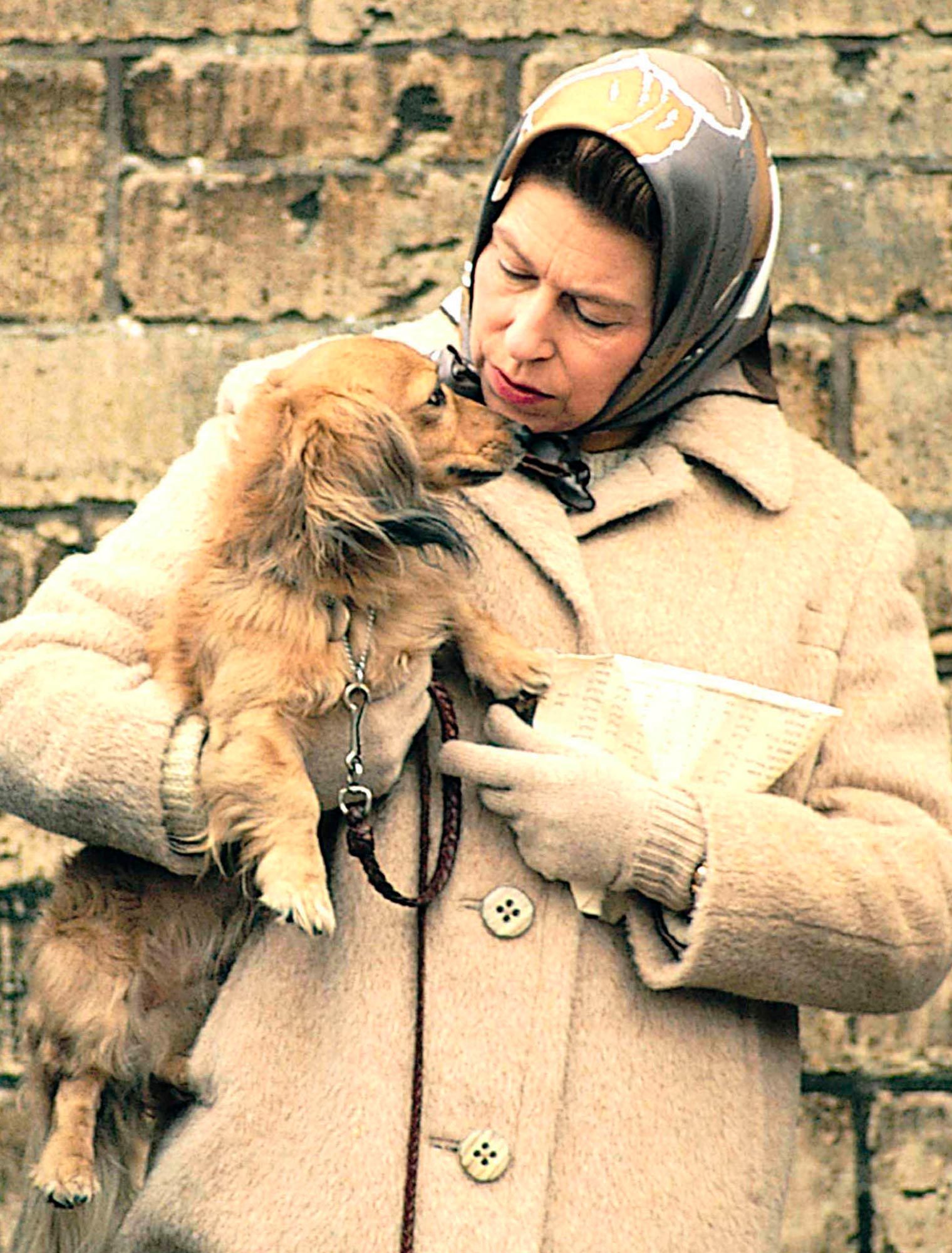 Queen Elizabeth II and her Dorgi